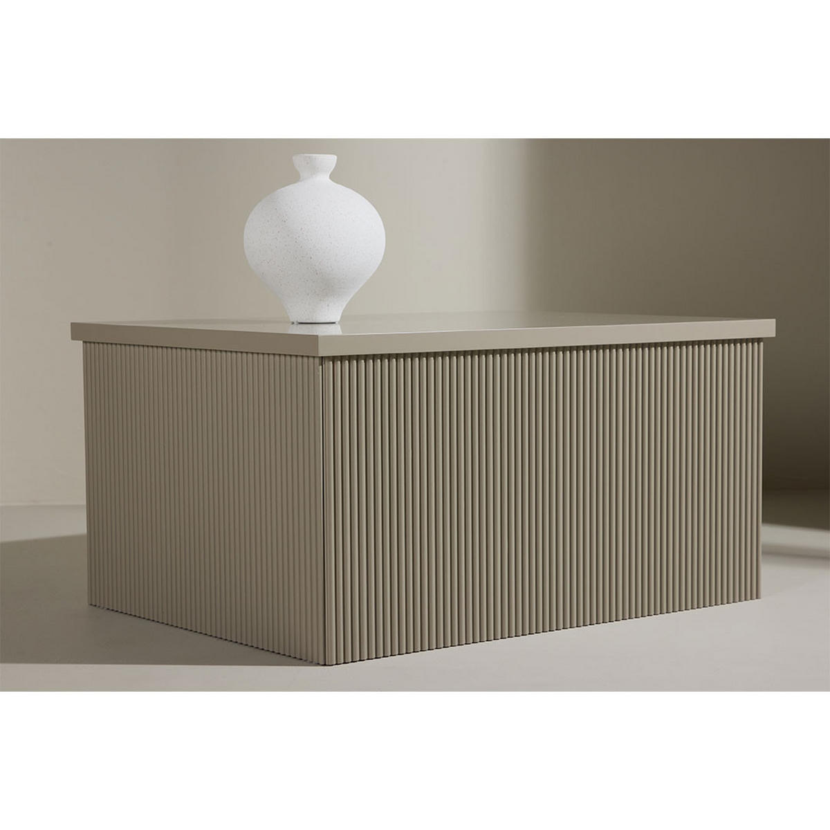 BEISTELLTISCH, Lenox, Beige, MDF, 60 x 80 x 40 cm - Beige, Holzwerkstoff (80/60/40cm) - ebuy24