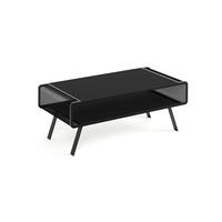 COUCHTISCH TORPE - Schwarz, Holzwerkstoff (60/121/45cm) - Meblini