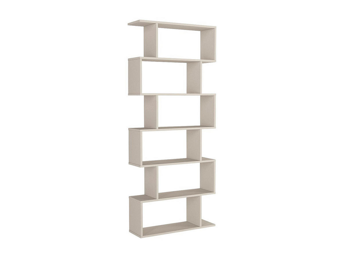 REGAL - 80 cm x 24.6 cm - holz - beige Tomini - Beige, Holz (80/190.2/24.6cm) - Vente-Unique