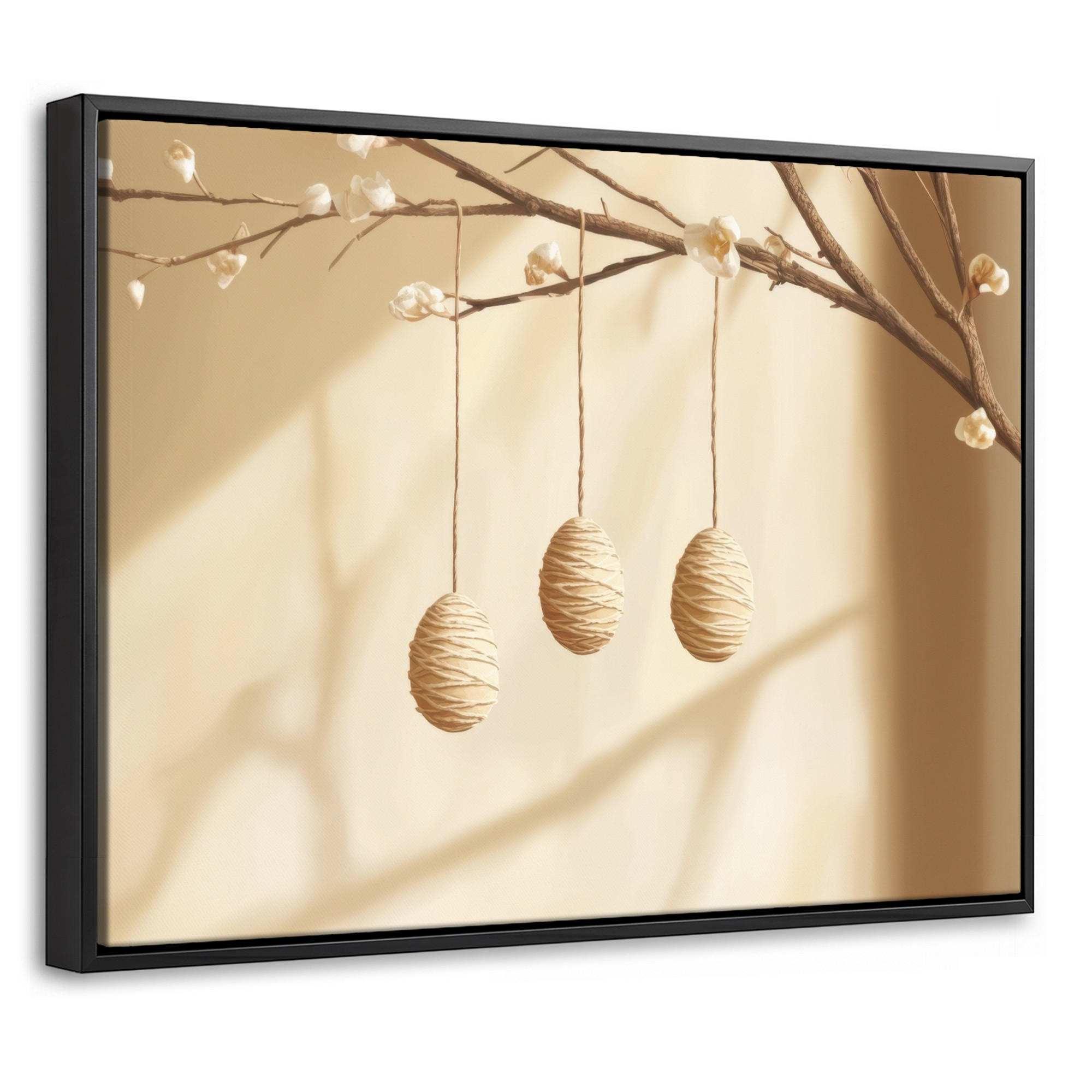 MuchoWow Leinwand Beige 40x30 cm