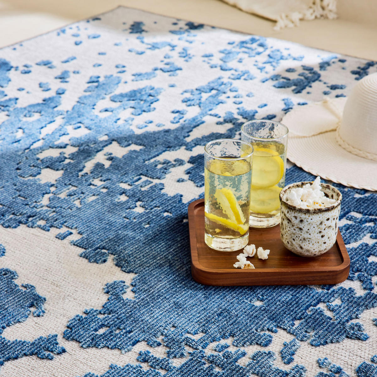 IN & OUTDOOR TEPPICH 228/340 cm GARDEN Blau - Blau, Textil (228/340cm) - Nazar Rugs