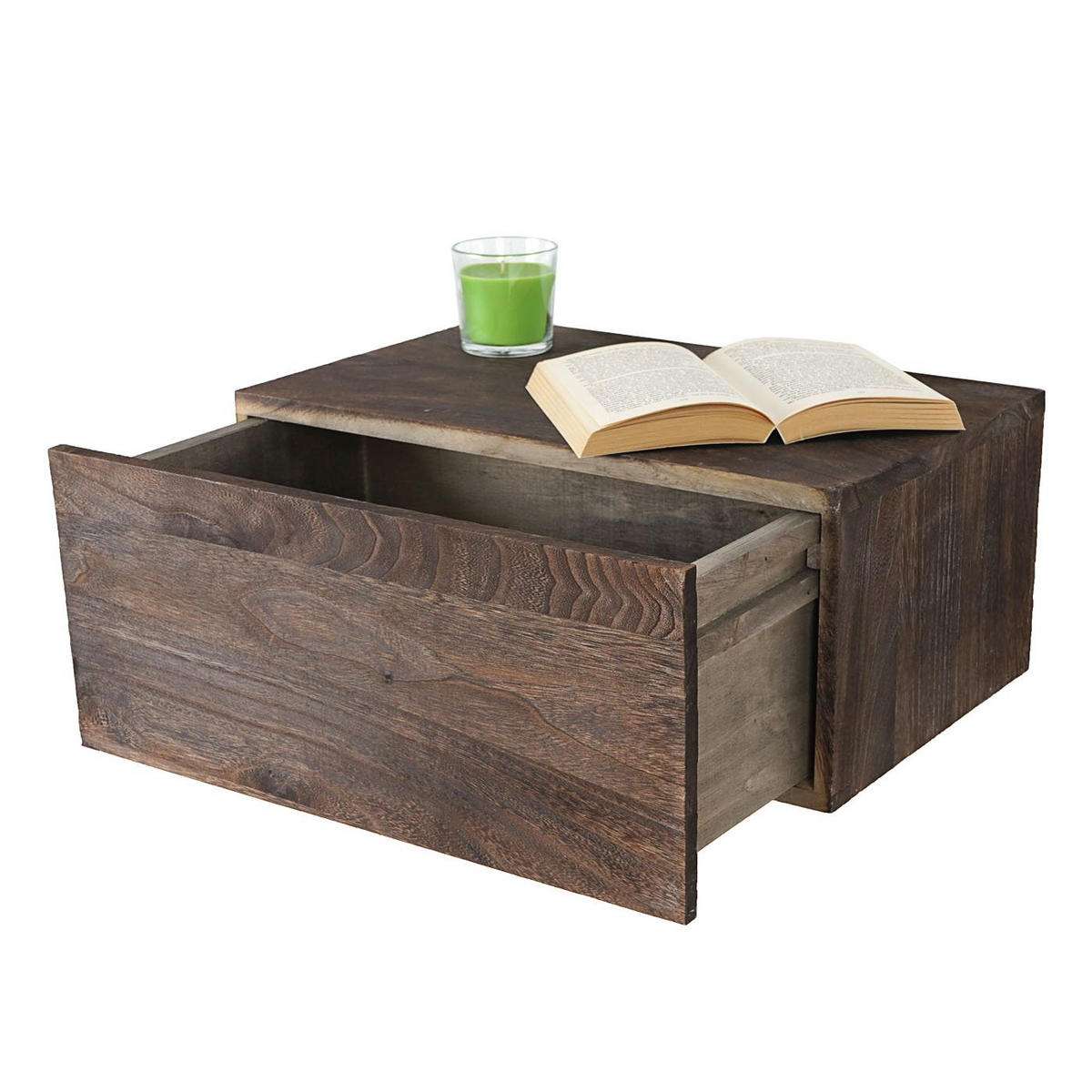 WANDREGAL Braun - Braun, Holz (46/21/30cm) - MCW