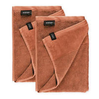 DUSCHTUCH AUS 100 % BAUMWOLLE SENSE 2ER SET - Rostfarben, Textil (70/140cm) - Schöner Wohnen
