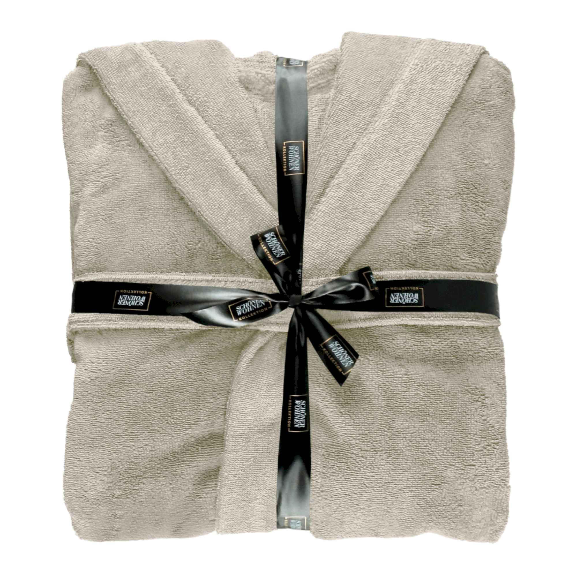 Thumbnail - Schöner Wohnen Bademantel, Beige, Textil, Oeko-Tex® Standard 100, Badtextilien, Bademäntel