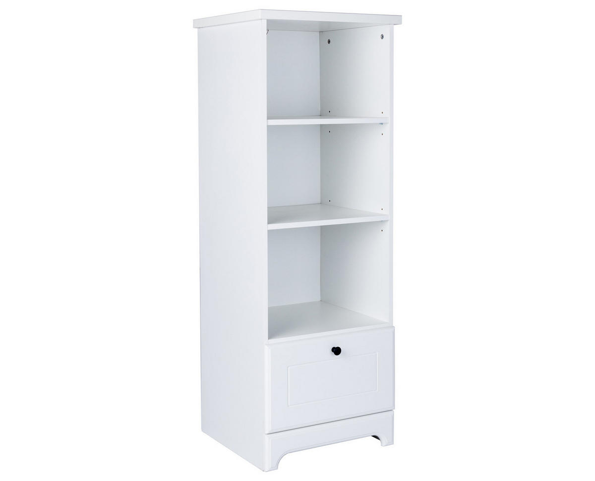 STANDREGAL Thilo Soft-Close - Weiß, Holzwerkstoff (48/126/40cm) - arthur berndt