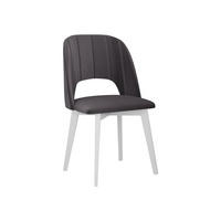 ESSZIMMERSTUHL Monti IV Pik Gerade - Weiß/Grau, Holz/Textil (48/83/54cm) - MIRJAN24