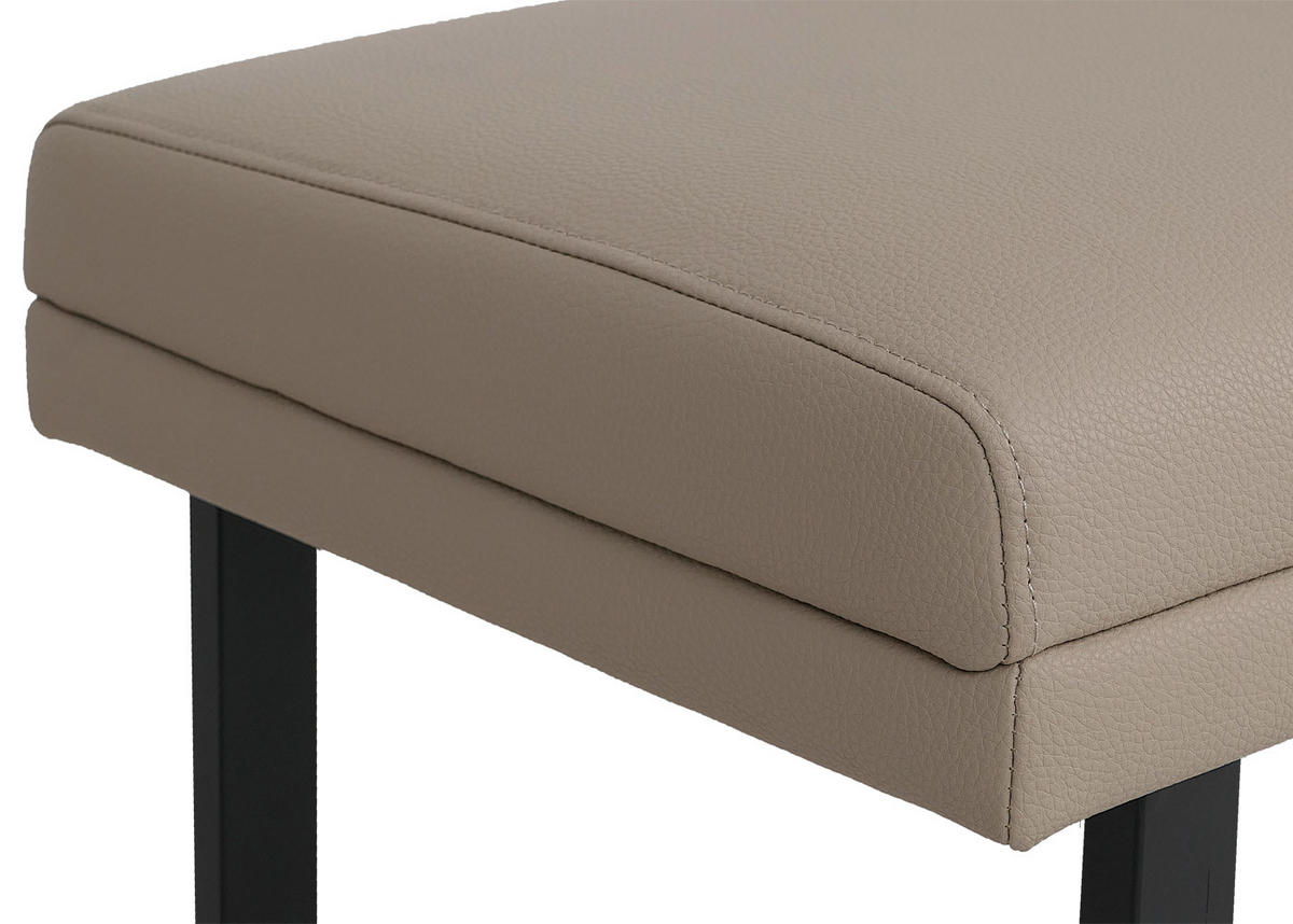 SITZBANK Beige - Beige, Kunststoff (120/50/43cm) - MCW