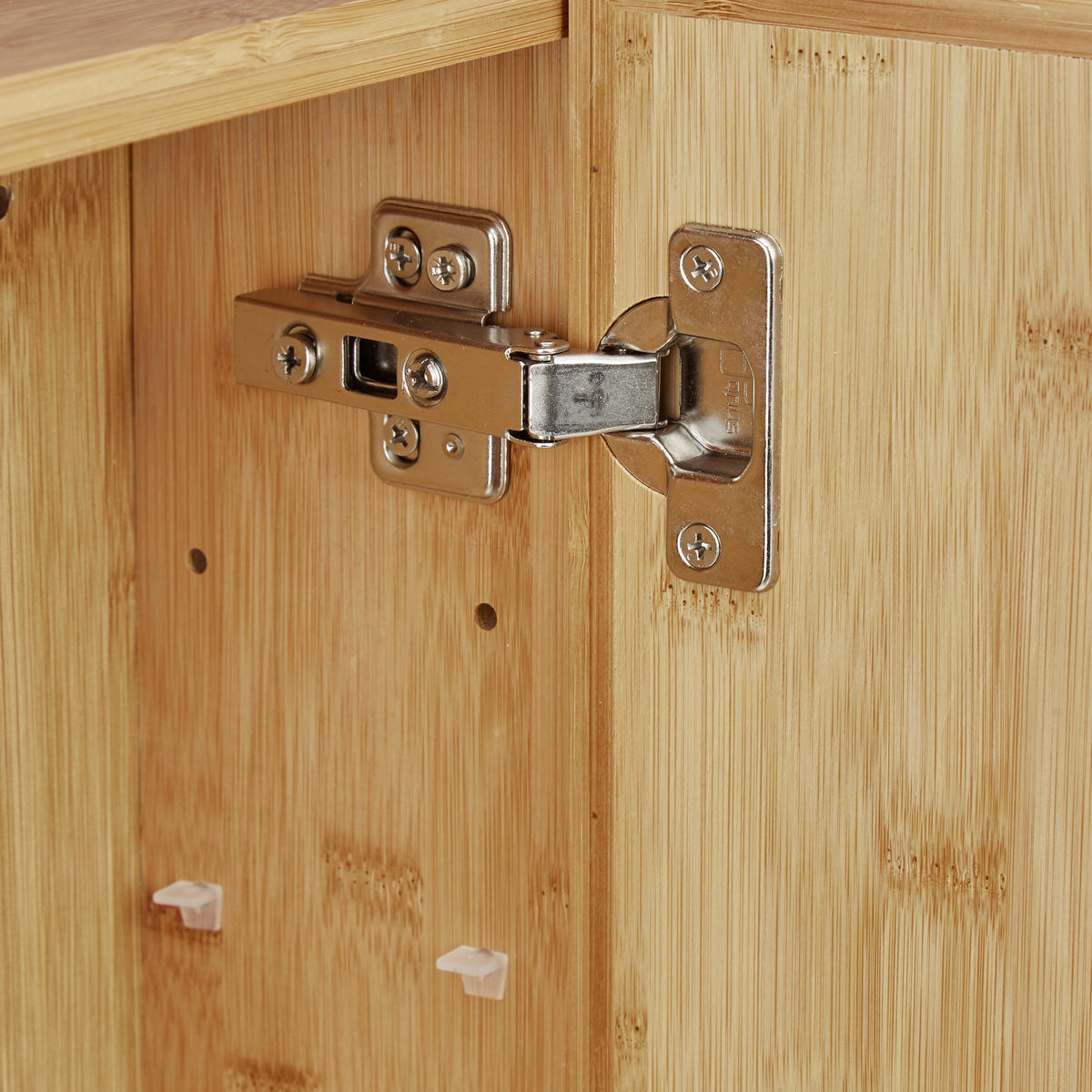 SPIEGELSCHRANK - Hellbraun, Holz (35/60.5/14cm) - Relaxdays