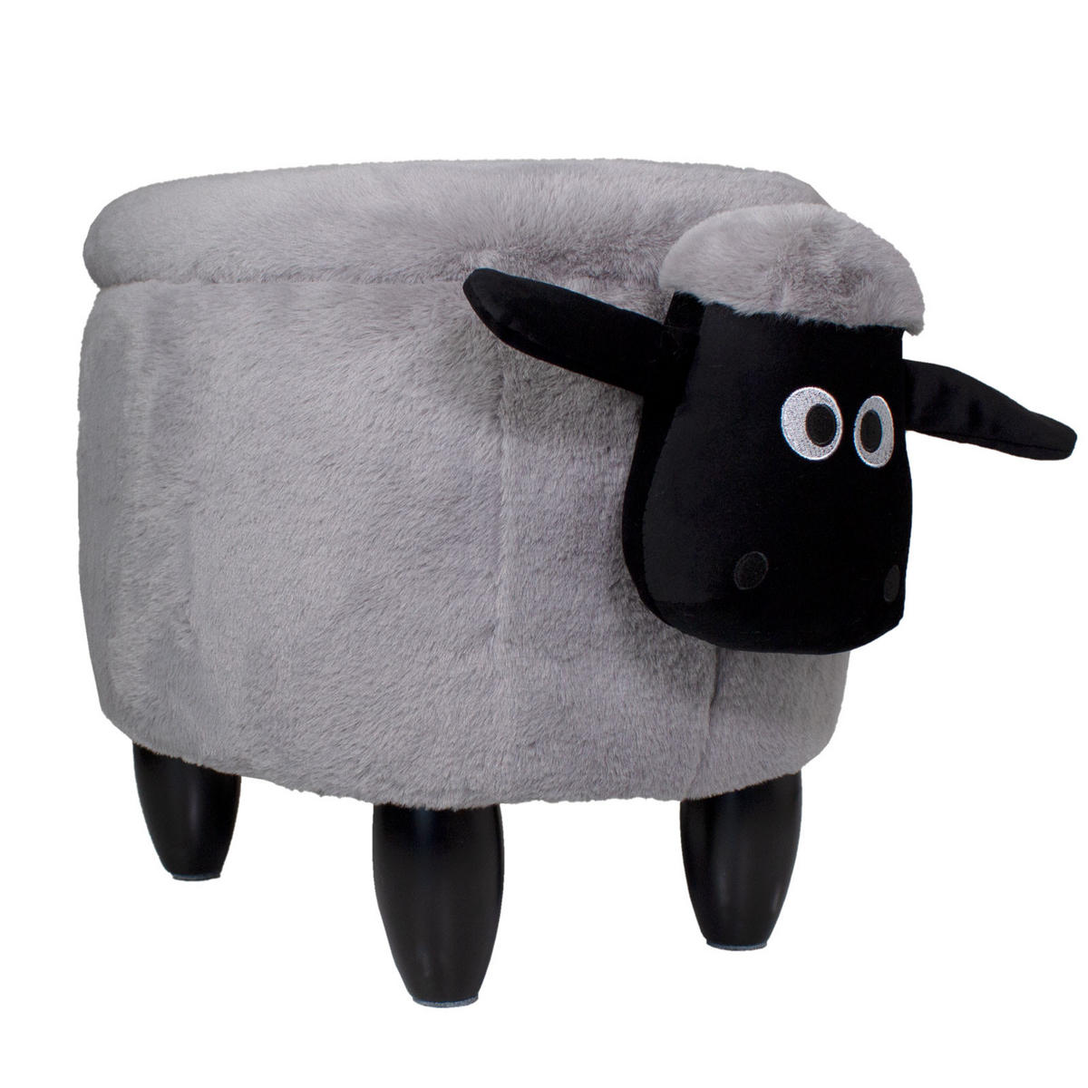 TIERHOCKER Schaf - Grau, Textil (32/37/55cm) - SVITA