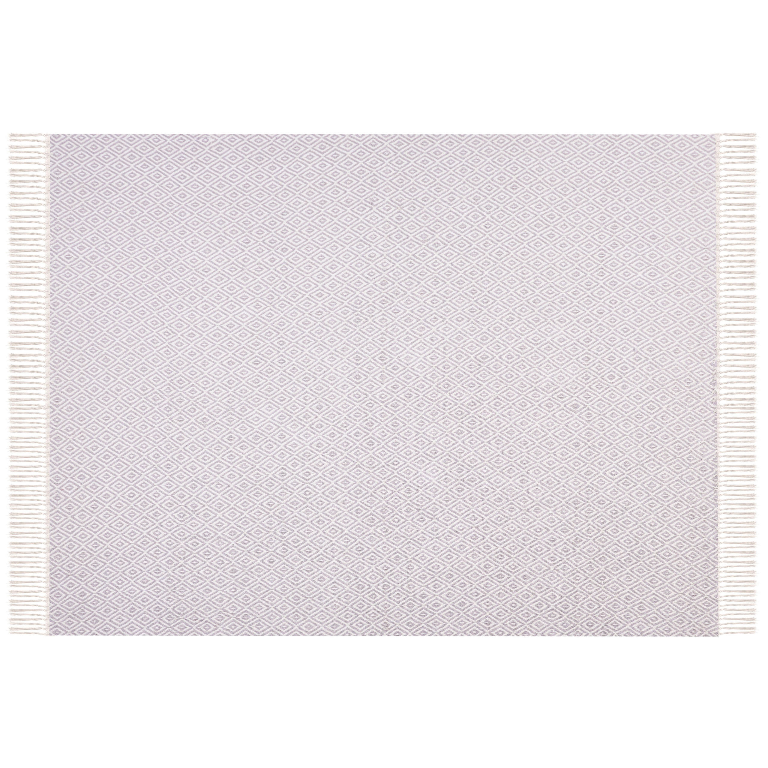 DECKE Helles Beige Mityal 125/150 cm - Beige, Naturmaterialien/Textil (125/150cm) - Beliani