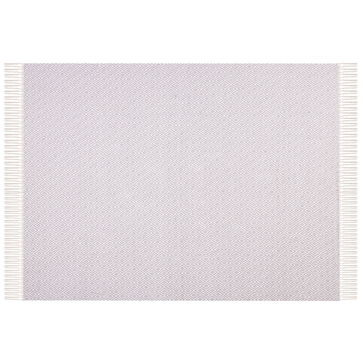 DECKE Helles Beige Mityal 125/150 cm - Beige, Naturmaterialen/Textil (125/150cm) - Beliani