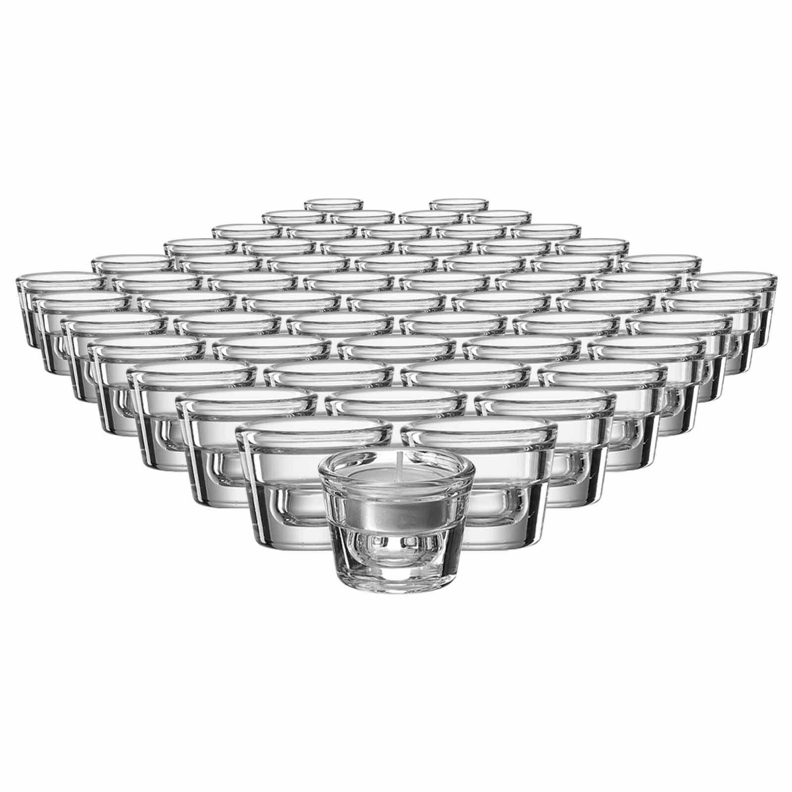 TEELICHTHALTER / KERZENHALTER Lumi transparent ø 6 cm 60er Set - Transparent, Glas (4cm) - Ritzenhoff Breker