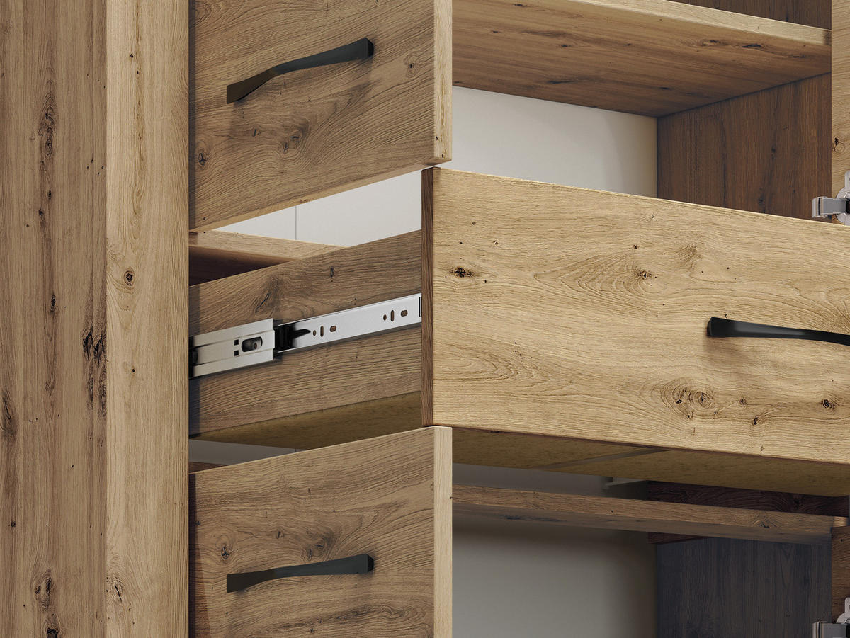 HIGHBOARD Artis Artisan Eiche 92 / 40 / 140cm - Eiche Artisan/Braun, Holz/Holzwerkstoff (92/140/40cm) - Feldmann-Wohnen