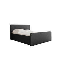 BOXBETT mit Bettkasten Matratze Topper LAGUNE Stoff Loop Graphit 120x200 cm H2-Pocket - Graphitfarben, Holz/Holzwerkstoff (120/200cm) - Kaiser Möbel