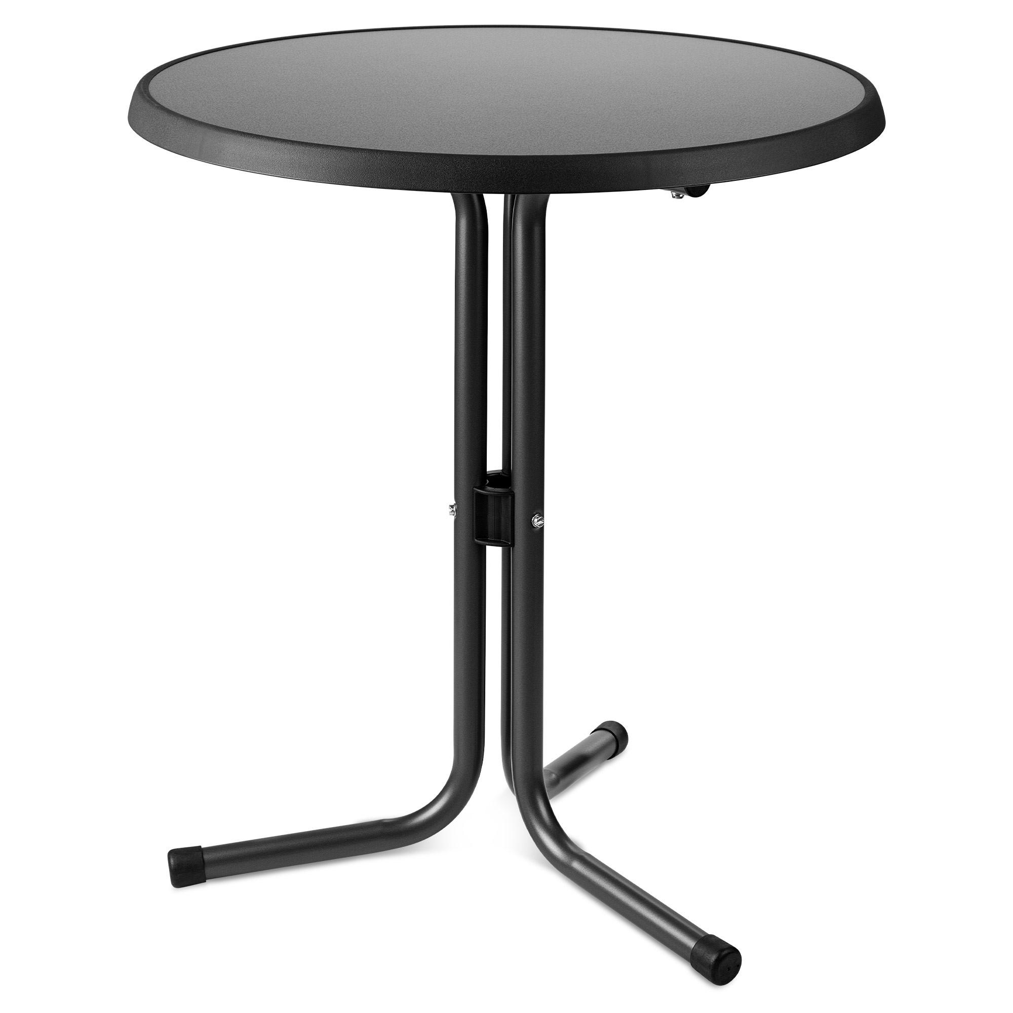 STEHTISCH Emma - Grau, Metall (60/60/71cm) - Beautissu 