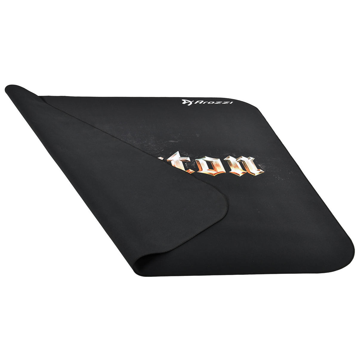 BODENSCHUTZMATTE Zona Quadrat 116 cm Sabaton Edition - Schwarz, Textil (116/116cm) - Arozzi