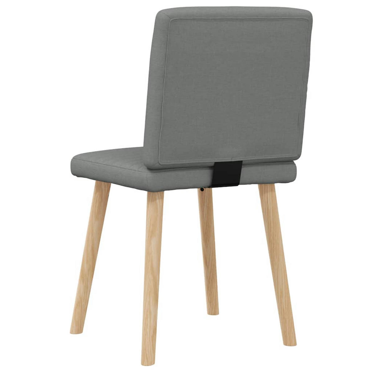 ESSZIMMERSTÜHLE 2 Stk. Dunkelgrau Stoff 45*54*86cm - Dunkelgrau, Metall (45/86/54cm) - ZMH