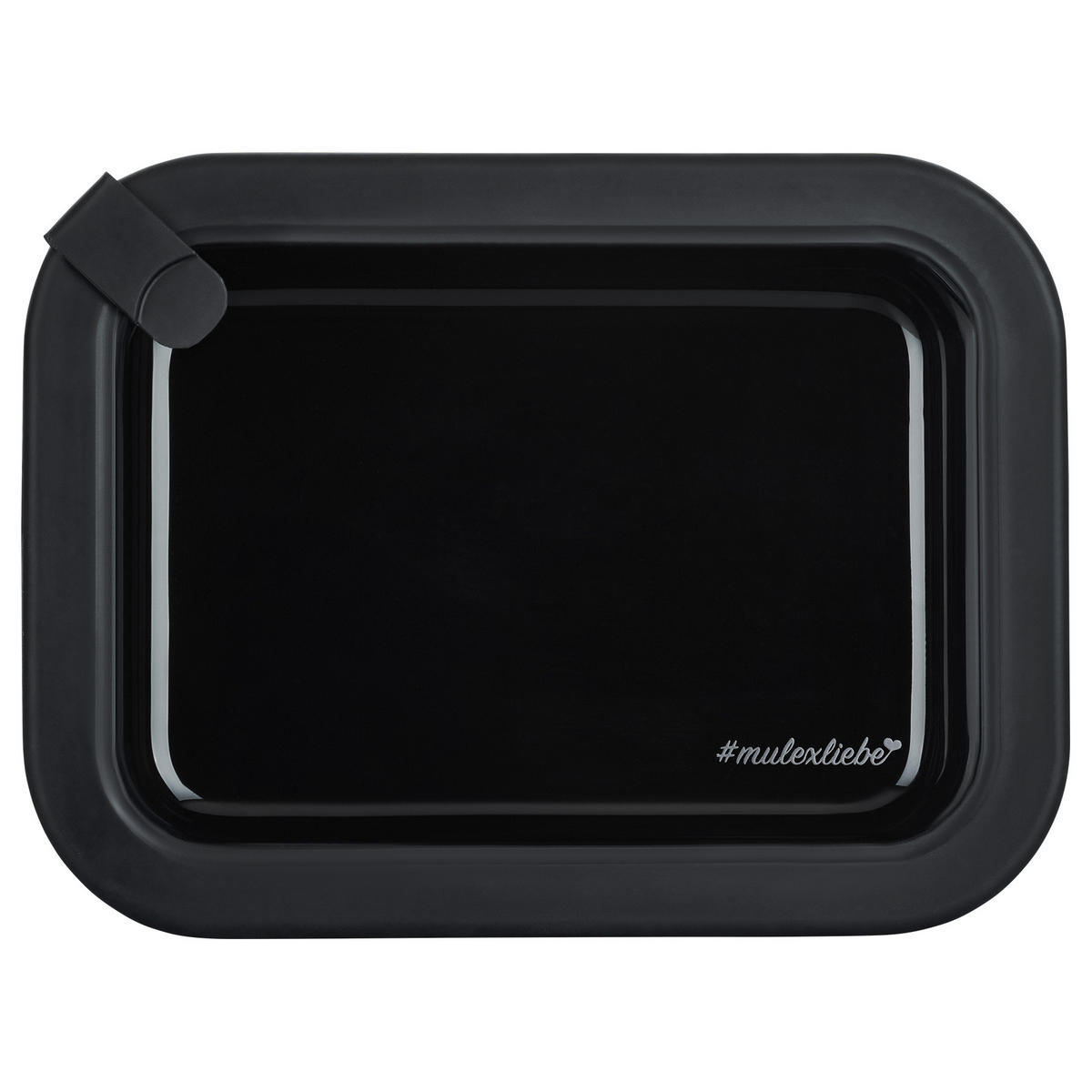 FRISCHHALTEDOSE LUND Meal Cube schwarz 1520 ml - Schwarz, Glas (17/8/23cm) - Mulex