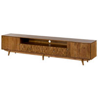 TV-BOARD Akazie 235x40x49 natur lackiert MOSAYK #119 - Braun, Holz (235/49/40cm) - Massivmoebel24