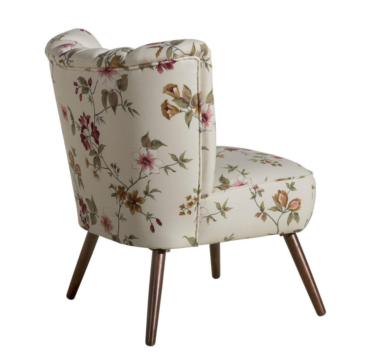 SESSEL Kadisha Bezug Flachgewebe Buche nussbaum dunkel / weiß - Buche Kolonial/Weiß, Kunststoff (70/80/66cm) - 58aufmkessel