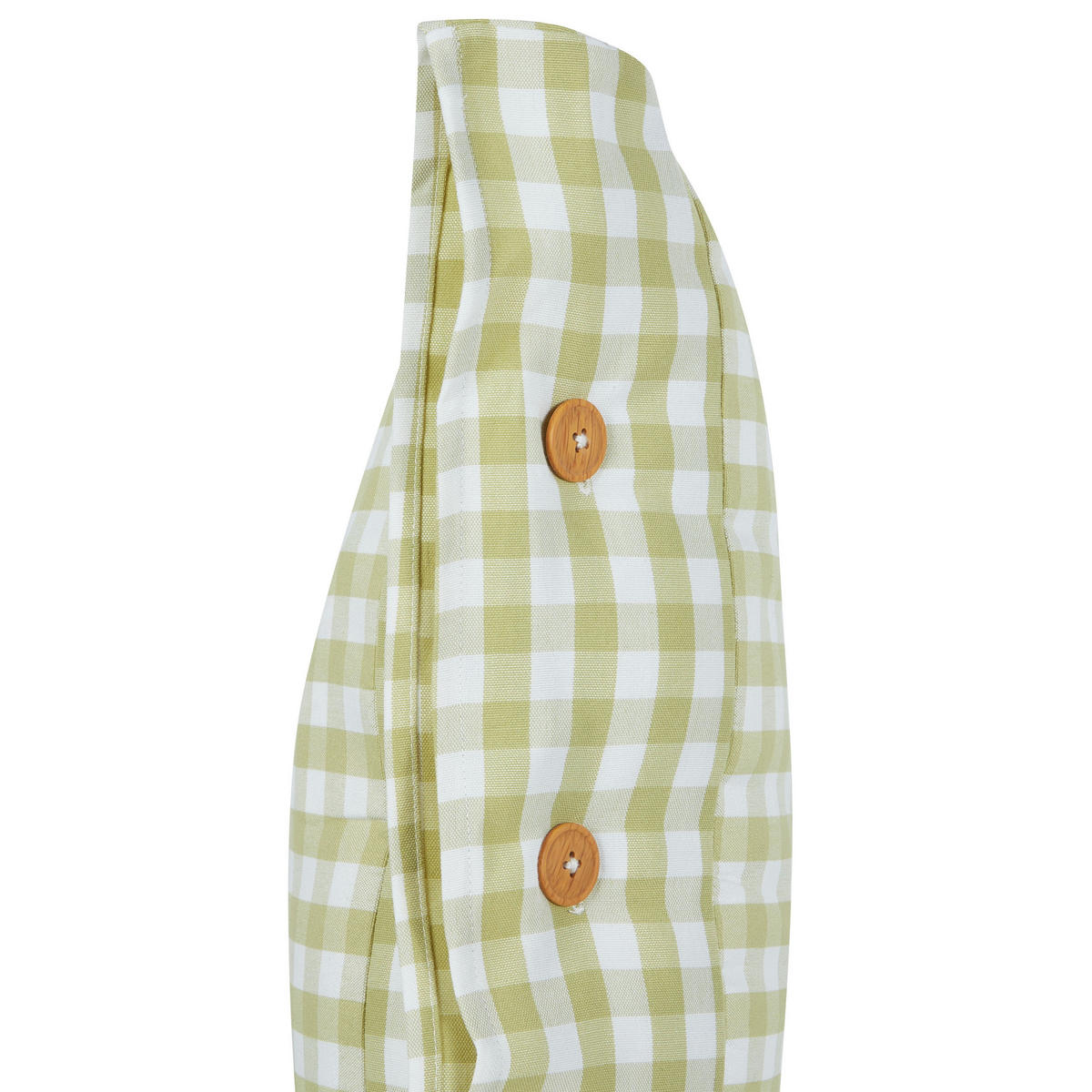 PRYDNADSKUDDE set om 2 olivgrön 45/45 cm Talya - Vit/Grön, Textil (45/45cm) - Beliani