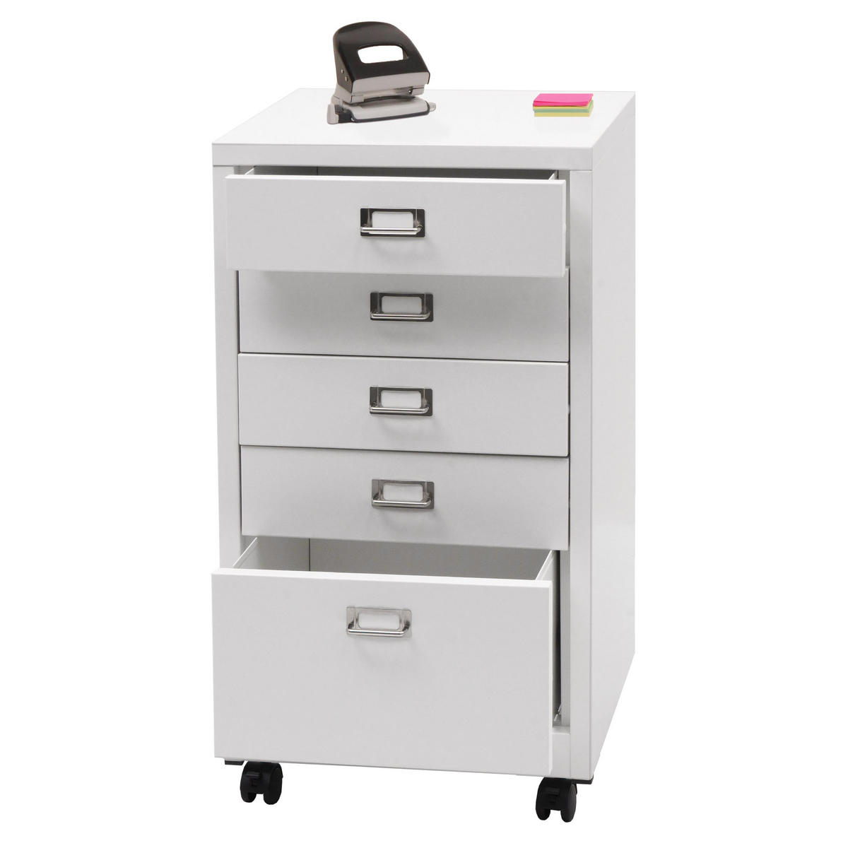 ROLLCONTAINER Weiß - Weiß, Metall (40/75/41cm) - MCW