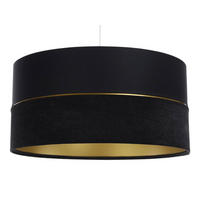 HÄNGELEUCHTE Gold 40/20 cm - Goldfarben/Schwarz, Kunststoff (40/0.6/20cm) - ONZENO