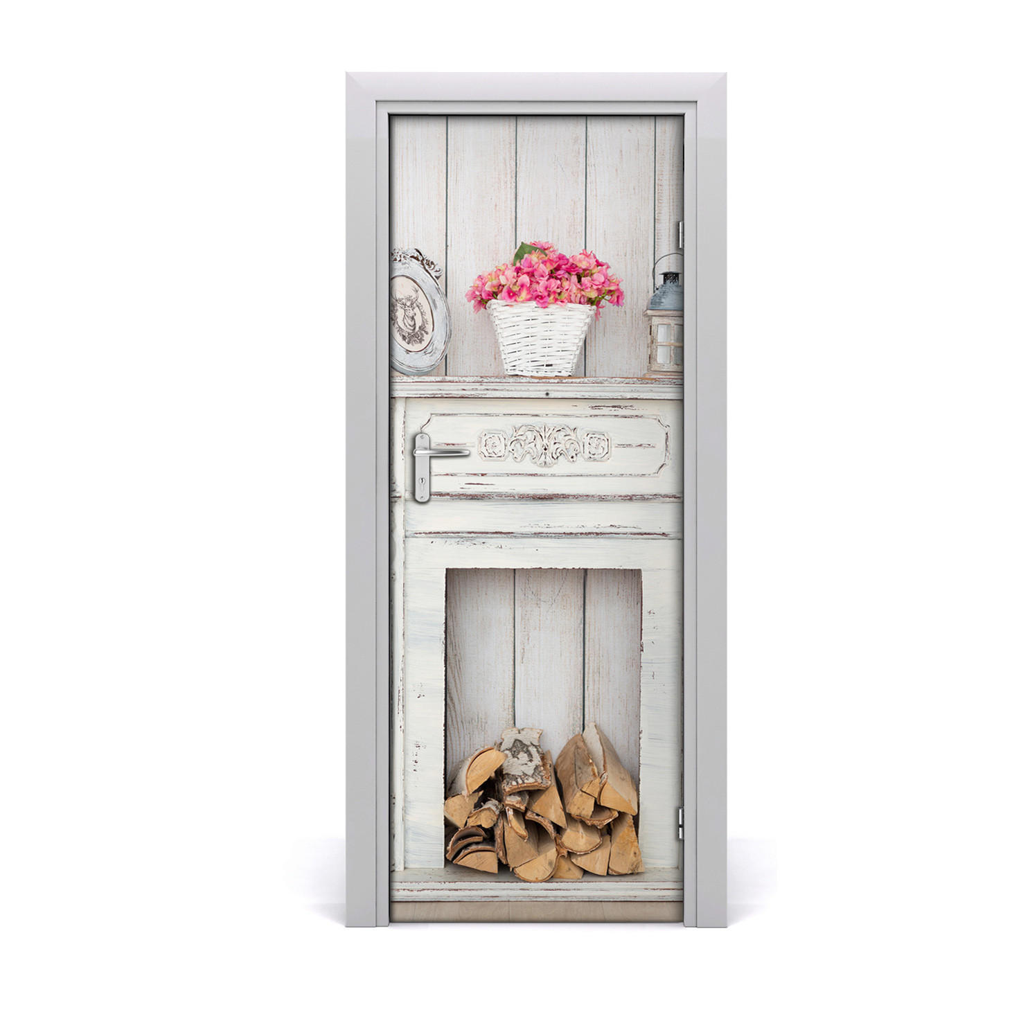 TÜRAUFKLEBER 75x205 cm Dekorativ für Türen - Pink, Kunststoff (75/205/0.01cm) - TULUP