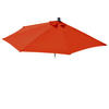 ERSATZ-BEZUG SONNENSCHIRM HALBRUND Orange - Orange, Textil (285/145cm) - MCW