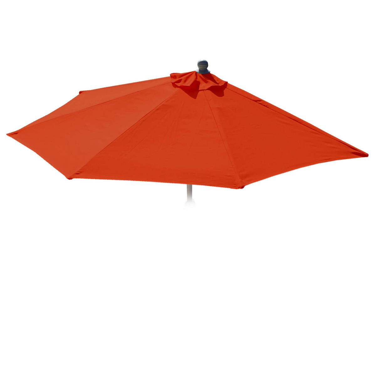 ERSATZ-BEZUG SONNENSCHIRM HALBRUND Orange - Orange, Textil (285/145cm) - MCW