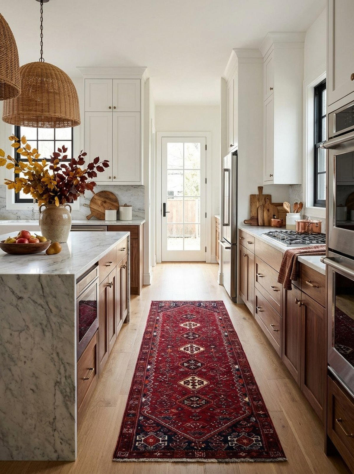 TEPPICH Gashgai Rot 301/82 cm Schurwolle - Rot, Textil (82/301cm) - Looma