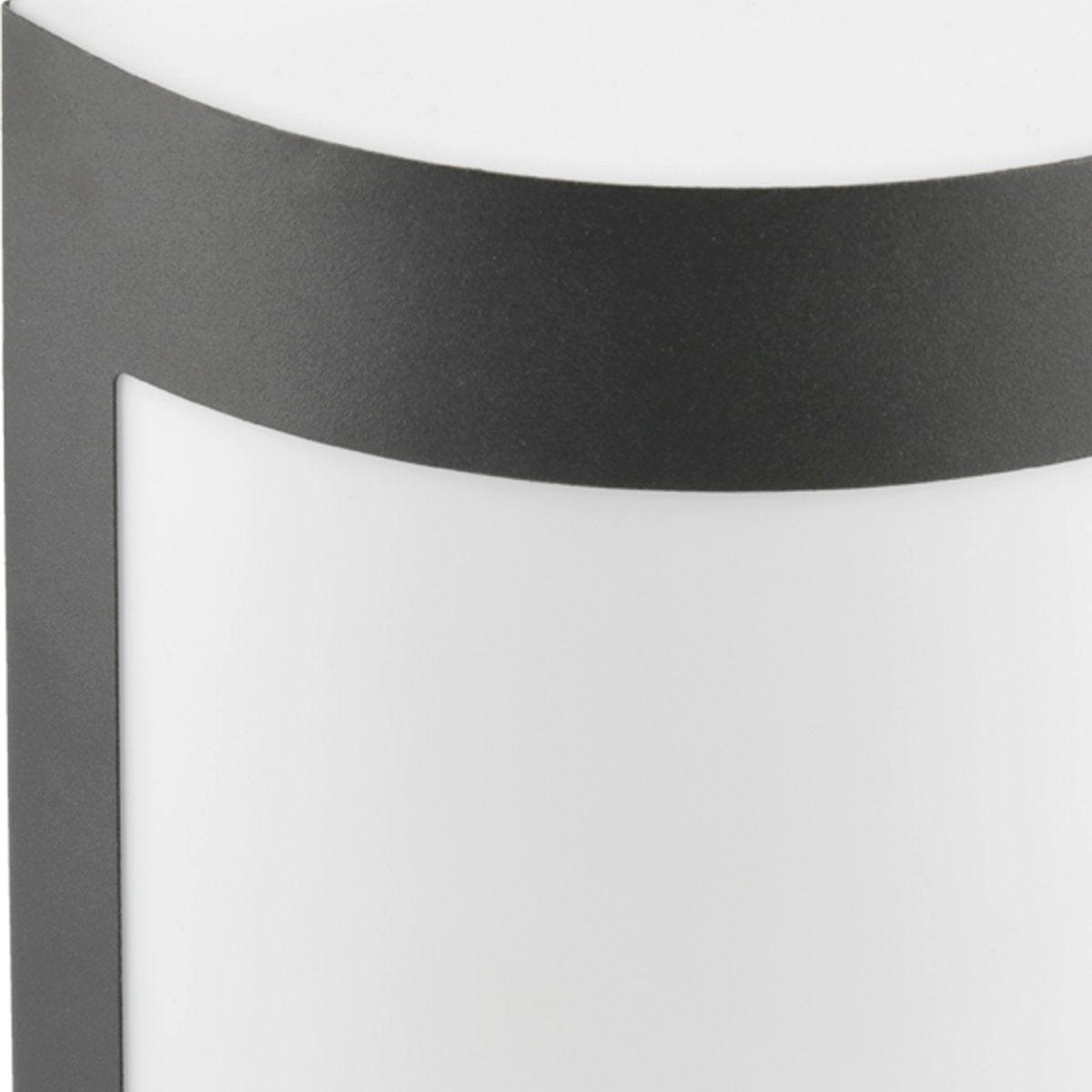 AUSSENWANDLEUCHTE KALA Gebogen Schwarz Edelstahl - Schwarz, Metall (16/20.8/9.2cm) - CGC Europe