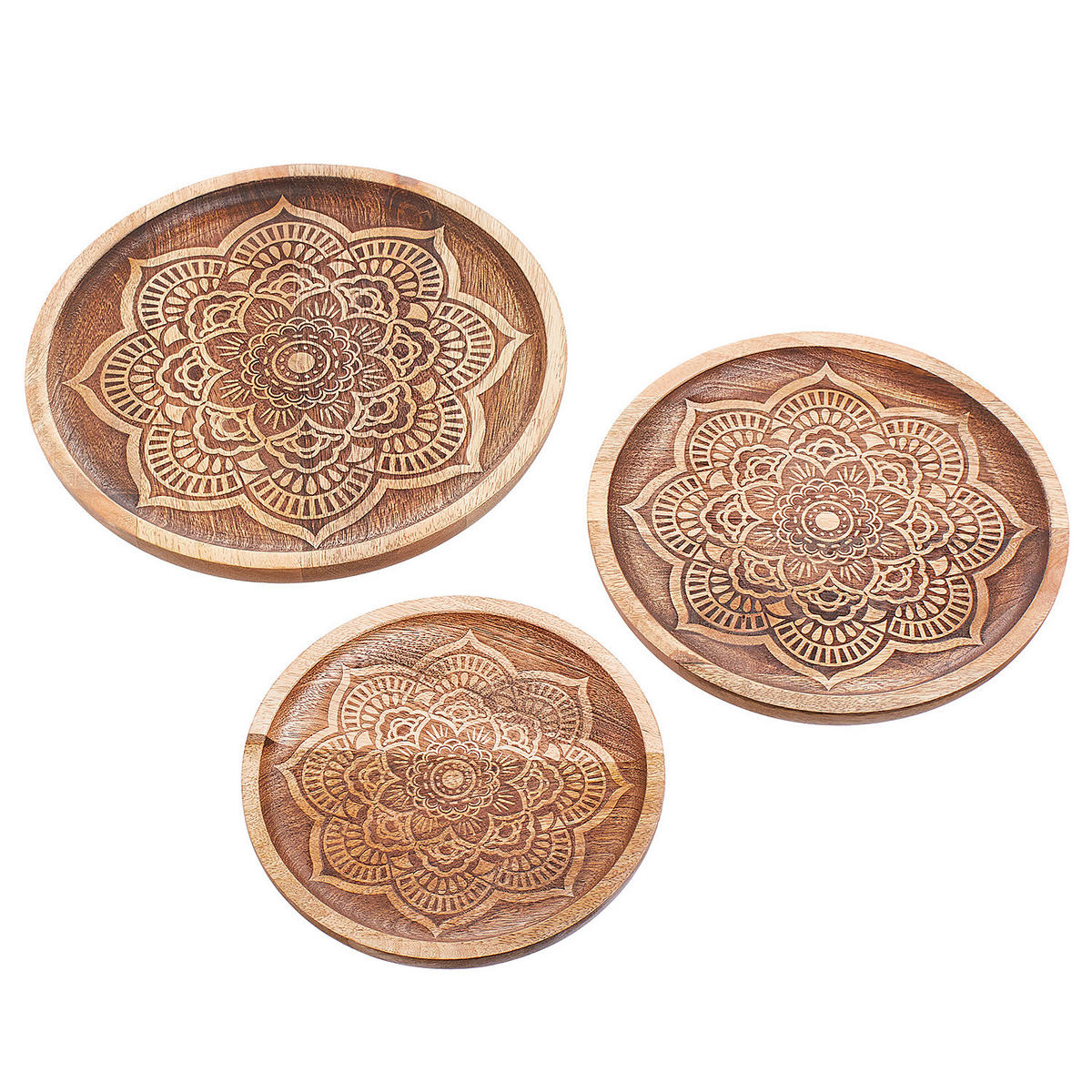 DEKOTELLER Mehendi - Braun, Holz (2.5cm) - Butlers