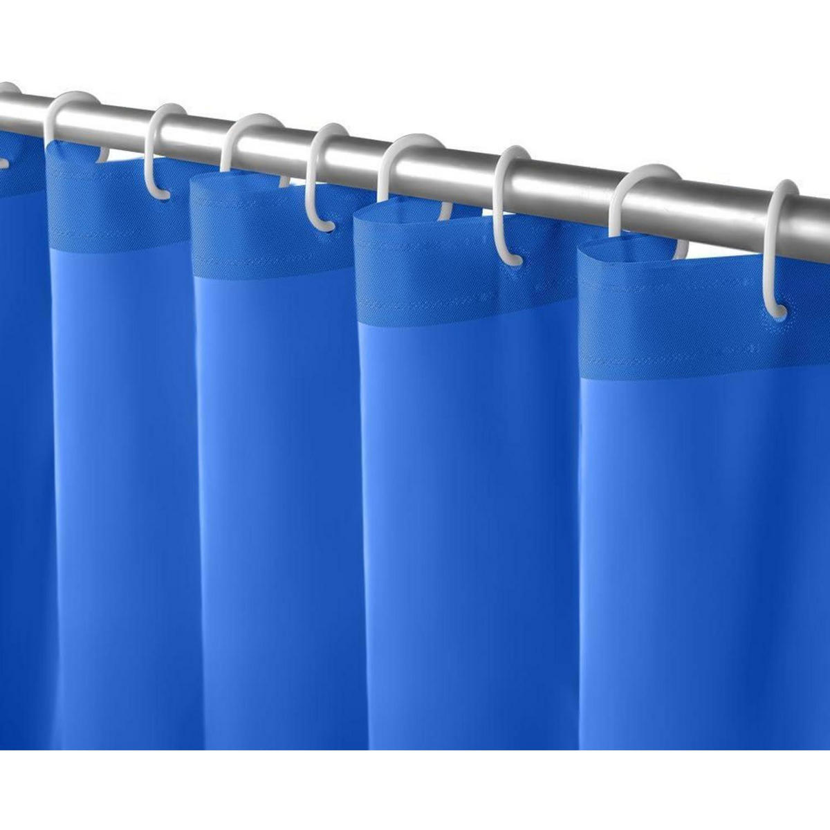 DUSCHVORHANG 180 x 180 cm Navy blau - Blau, Kunststoff (180/1cm)