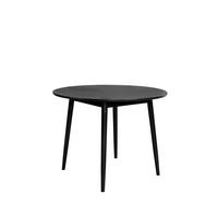ESSTISCH Fabio - Schwarz - 100/100/75 cm - Schwarz, Holz (100/100/75cm)