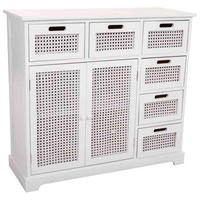 SIDEBOARD aus Holz 86x33x79 cm - Weiß, Holz (86/78.5/33cm) - Wanderlust