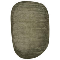 TEPPICH Olivgrün 200/300 cm Viskose Mitha - Grün, Textil (200/300cm) - Beliani
