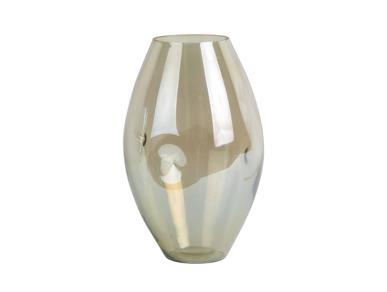 VASE Luster Organic 15/15/23.5 cm - Grün, Glas (15/23.5cm) - Present Time