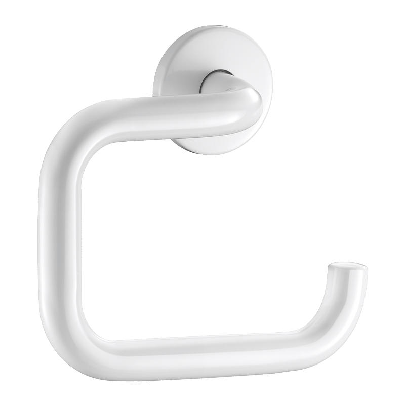WC-PAPIERHALTER U-Form Nylon weiß - Weiß, Metall (15/8/16cm) - Delabie