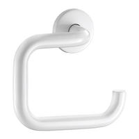 WC-PAPIERHALTER U-Form Edelstahl pulverbeschichtet weiß - Weiß, Metall (20/8/20cm) - Delabie