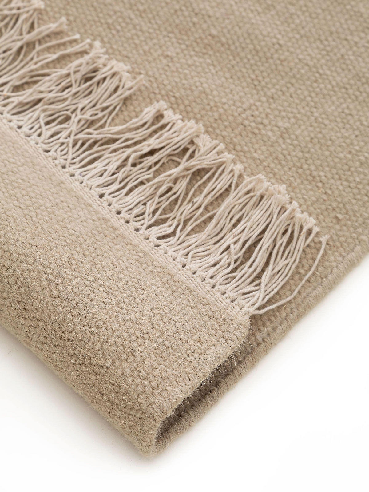 WOLLTEPPICH Liv Beige 60x100 cm - Beige, Textil (60/100cm) - benuta Pop