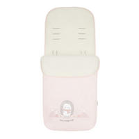 FUSSSACK Polar Friends rosa pink Fleecefutter, wasserabweisend, für 5-Punkt-Gurt, Reißverschluss - Rosa, Textil (48/10/85cm) - Kikka boo