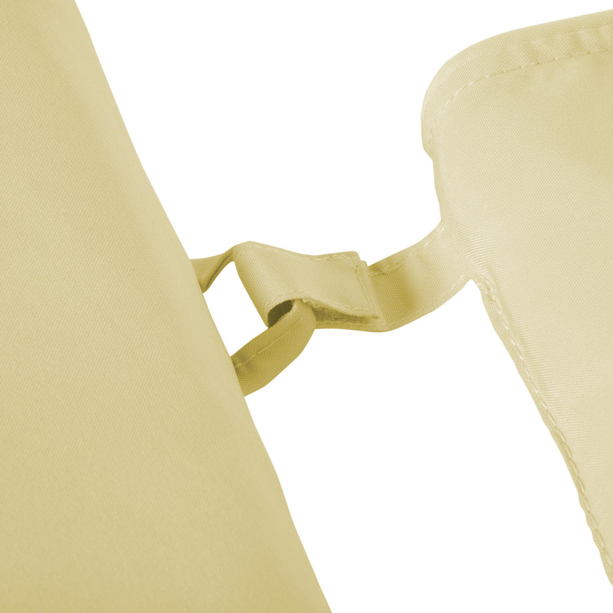 SITZKISSEN, Polyester, Cremeweiß - Creme, Naturmaterialen/Kunststoff (53/5/198cm) - Outsunny