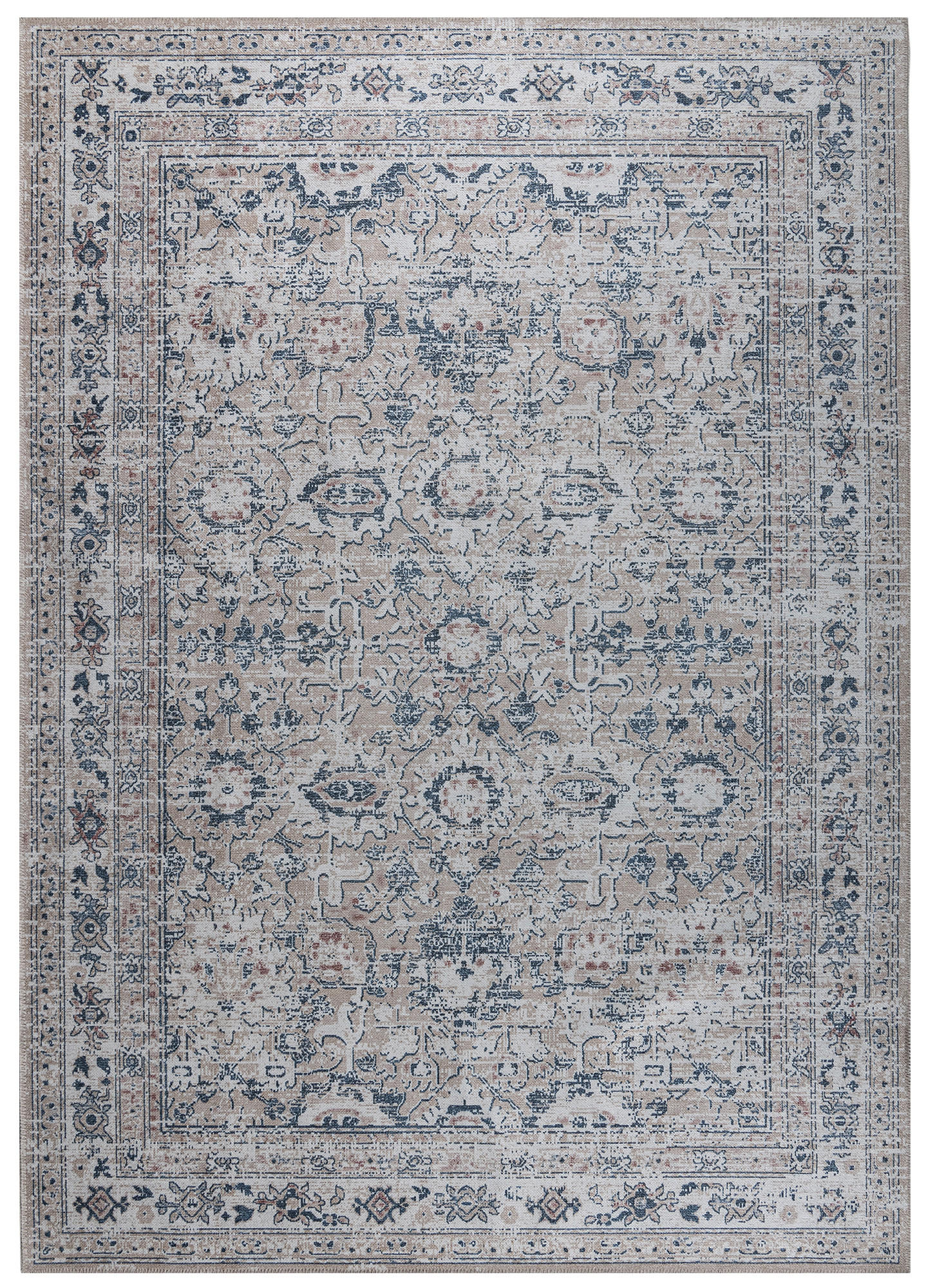 TEPPICH RITZ Beige 120/170 cm - Beige, Textil (120/170cm) - Tapiso