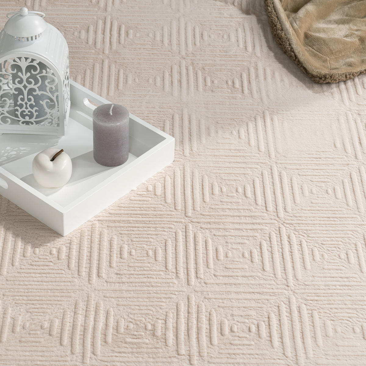 KURZFLORTEPPICH 240/340 cm Lelystad 523 - Beige, Textil (240/340cm) - Paco Home