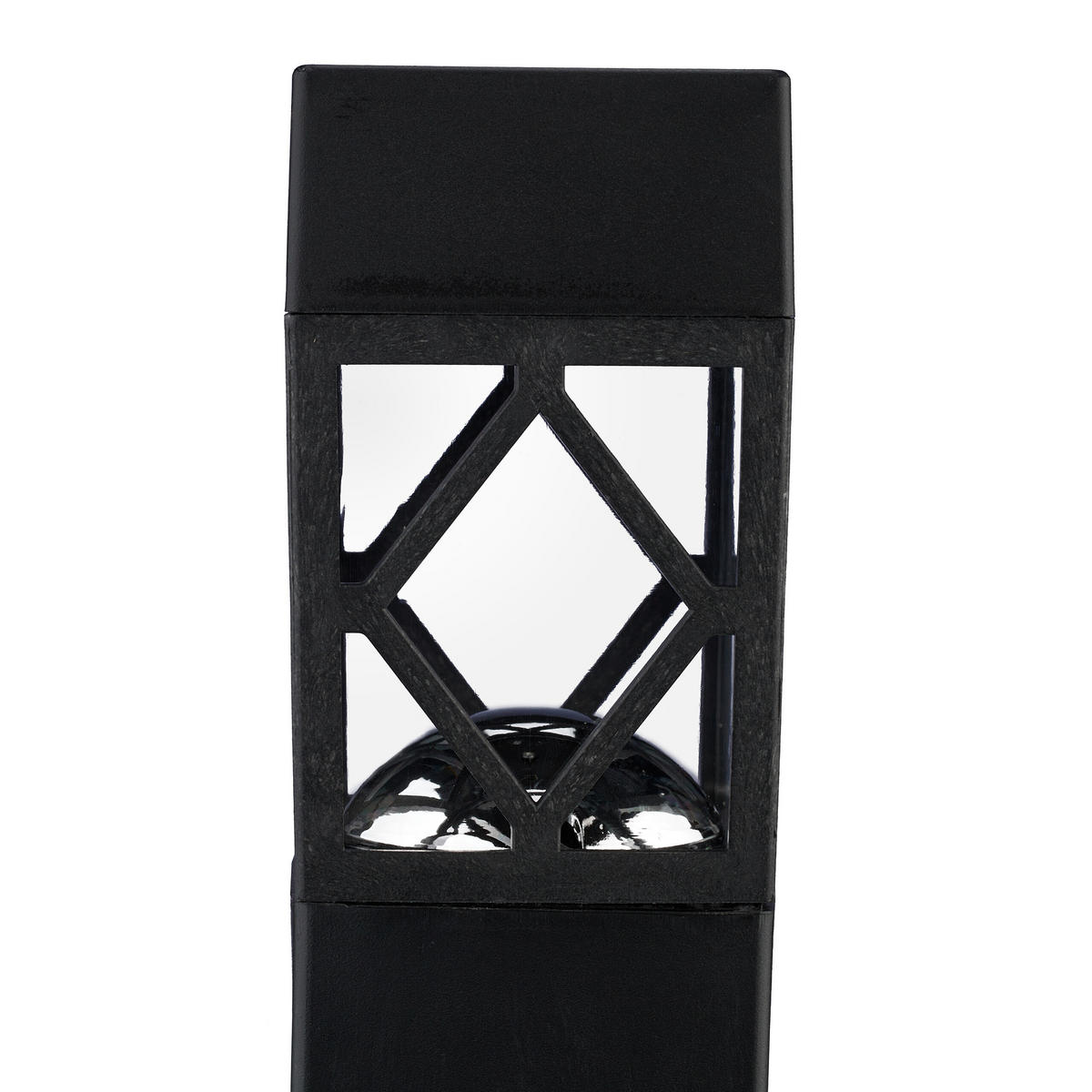 SOLARLAMPEN-SET - Schwarz, Kunststoff (6/6/41cm) - Relaxdays