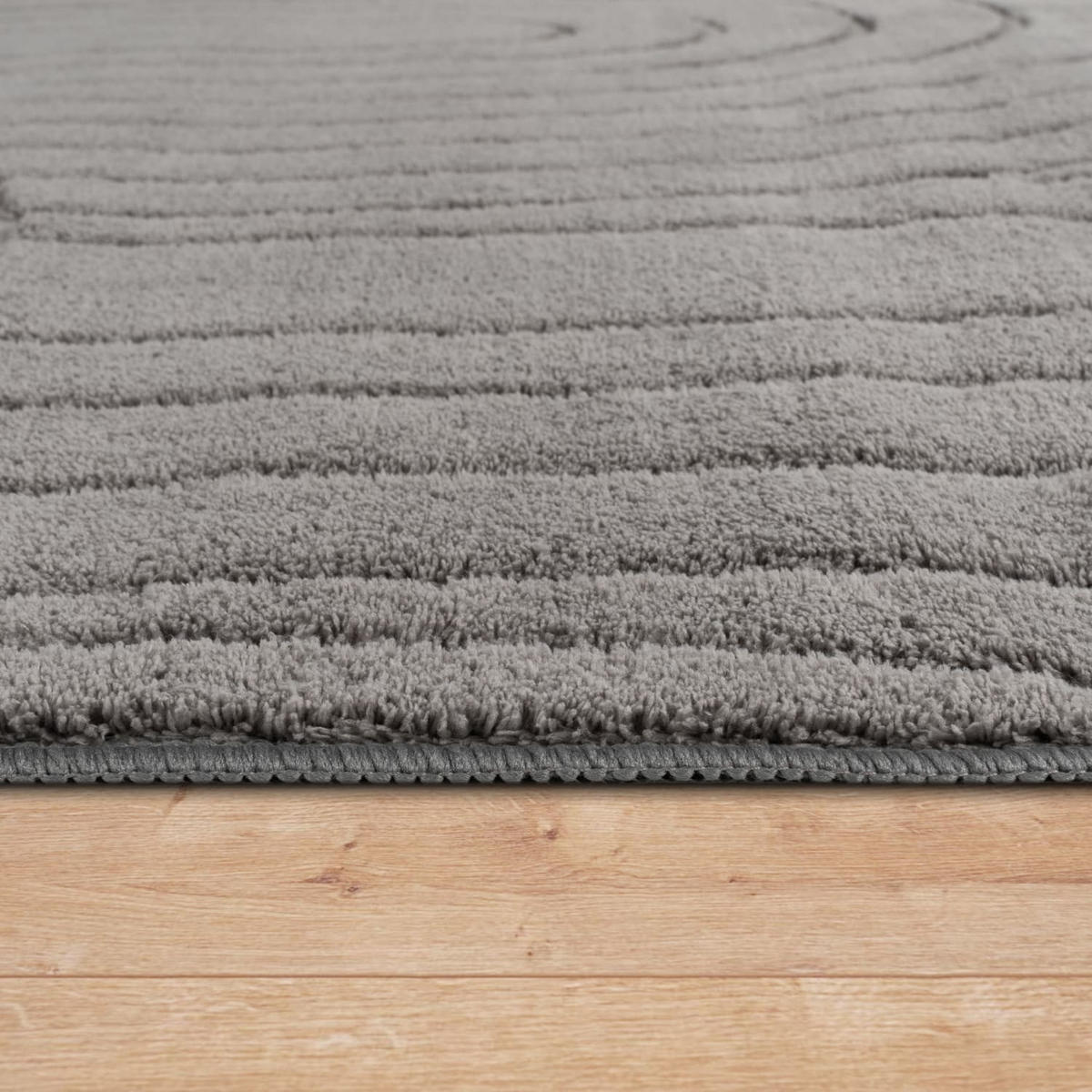 HOCHFLORTEPPICH 120/160 cm Tokio 471 - Grau, Kunststoff (120/160cm) - Paco Home
