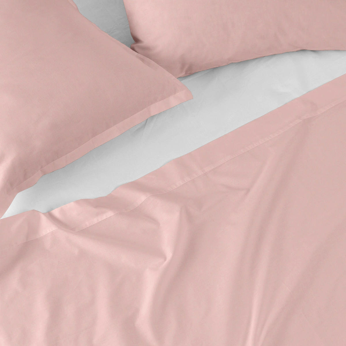 OBERBETTLAKEN basic 160x270 cm hellrosa - Rosa, Textil (160/270cm) - Happy Friday