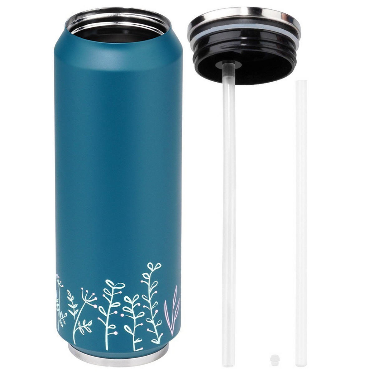 THERMOBECHER Dose Louka 700 ml Blau - Blau, Metall (0.7L) - Orion 