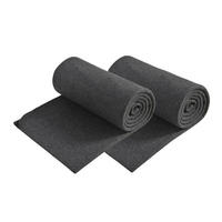 FLEECEDECKE 2er Set premium-line dunkelgrau 130/160 cm Ketteleinfassung Anti-Pilling - Dunkelgrau, Textil (130/160cm) - wometo